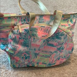 A new Lilly Pulitzer tennis bag!